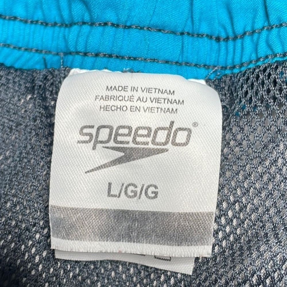 SPEEDO Gray and Blue Swim Shorts - Picture 5 of 7
